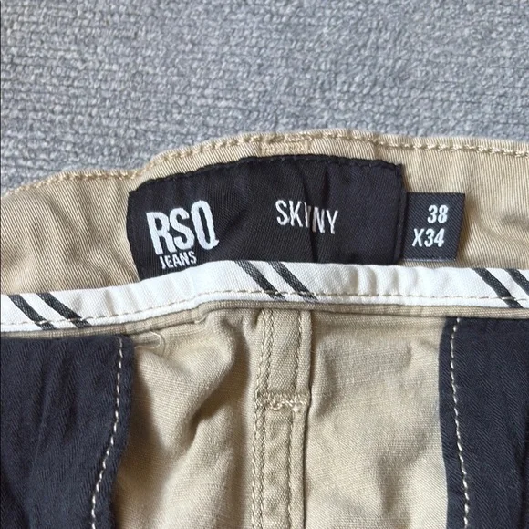 Men's RSQ Tan Pants - Picture 2 of 3
